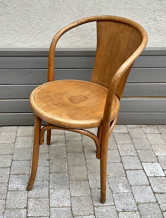 Rara poltrona Fischel in legno curvato - Inizi del XX secolo – Poltrone, Wood (photo 9 of 10)