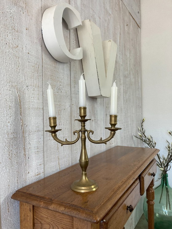 Image 1 of Three-branch candlestick