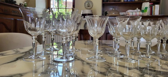 Set di bicchieri Art Déco da 24 pezzi – Bicchieri e caraffe, Crystal, Glass, Art Deco (photo 2 of 5)