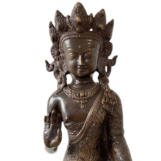 Estatua de Buda Dipankara de pie en bronce – lote 180 – Esculturas, Bronze (photo 9 of 10)