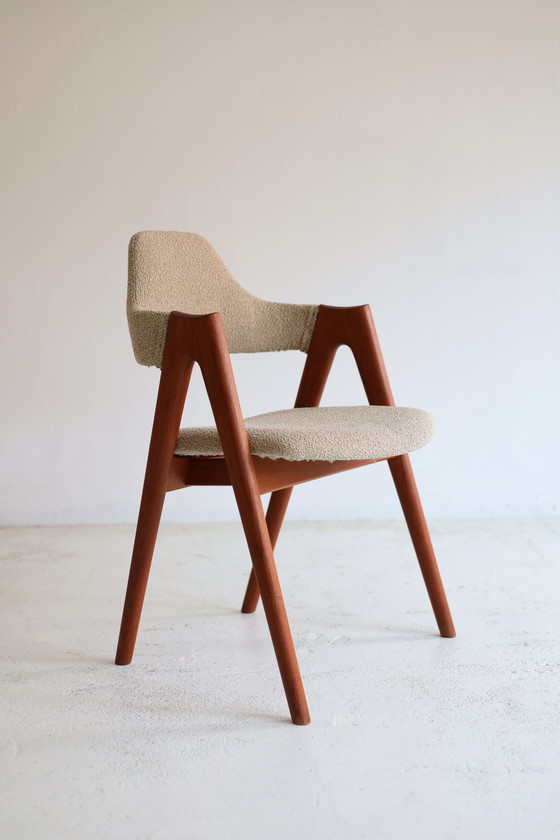 Image 1 of Set of 10 Compass dining chairs, Kai Kristiansen for SVA Møbler, Danish, 1960s