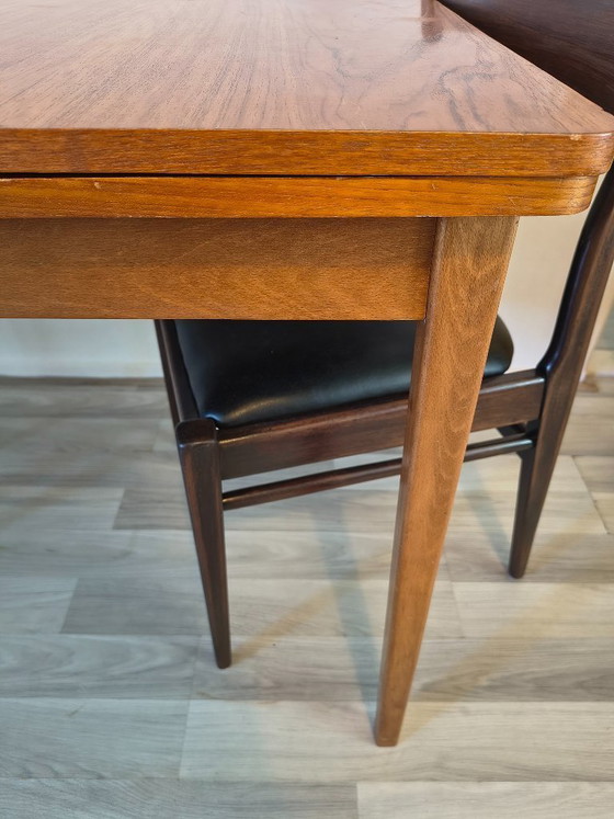 Image 1 of Danish Mid-century dining table | extendable & teak (120-198cm)