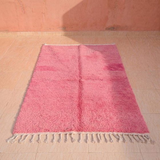 Alfombra bereber tradicional hecha a mano, rosa, 150/250 cm – Aime Té, Wool (photo 2 of 8)