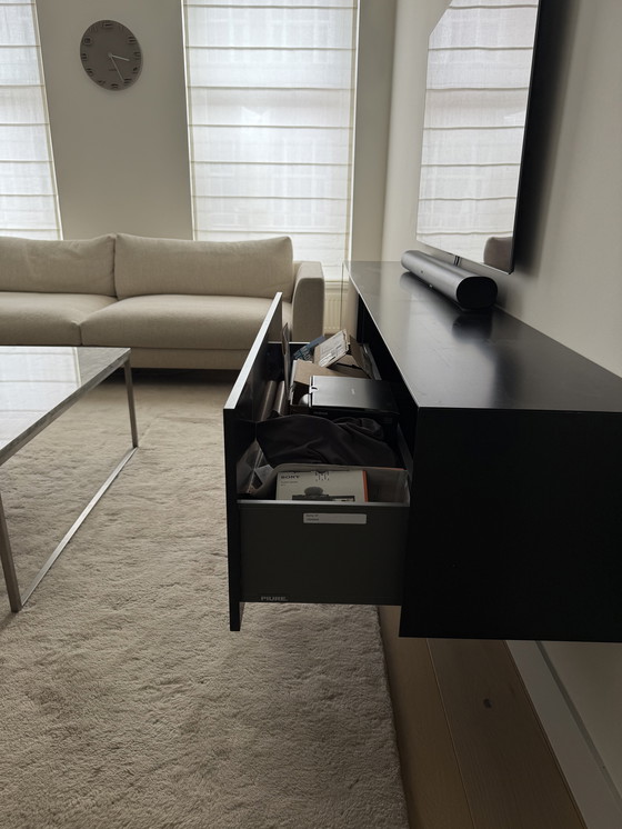 Image 1 of Armadio a muro Piure Nex - laccato nero opaco