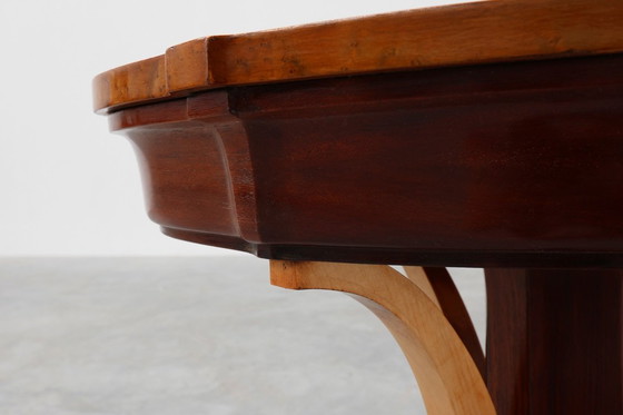 Image 1 of Table d'appoint Art déco en bois, France vers 1930 1930