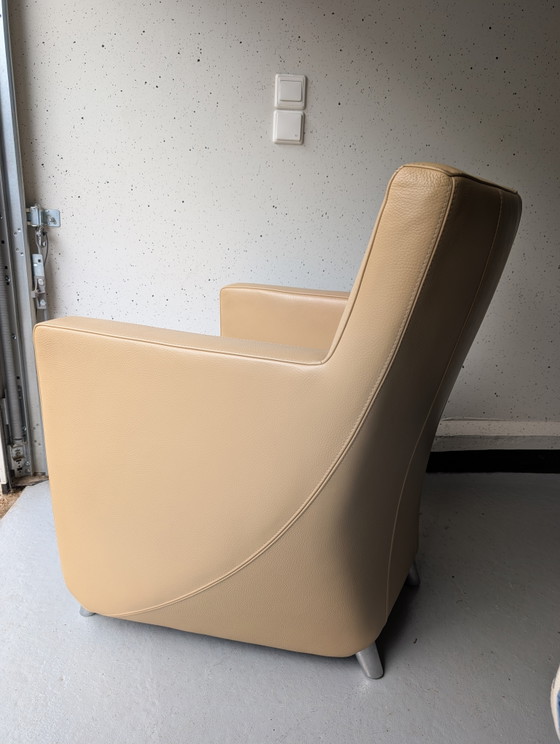 Image 1 of Poltrona in pelle Leolux Dolcinea color crema