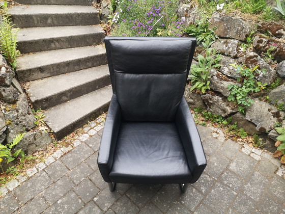 Image 1 of Laauser leren fauteuil/loungestoel/vintage designklassieker - in topconditie