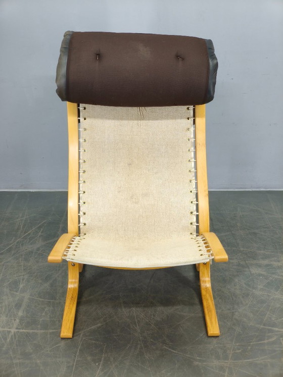 Image 1 of Ingmar Relling Siesta Lounge Chair in Leather, Norway, 1970s