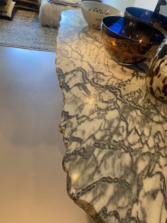 Image 1 of Marble Italian dining table from the 1980s