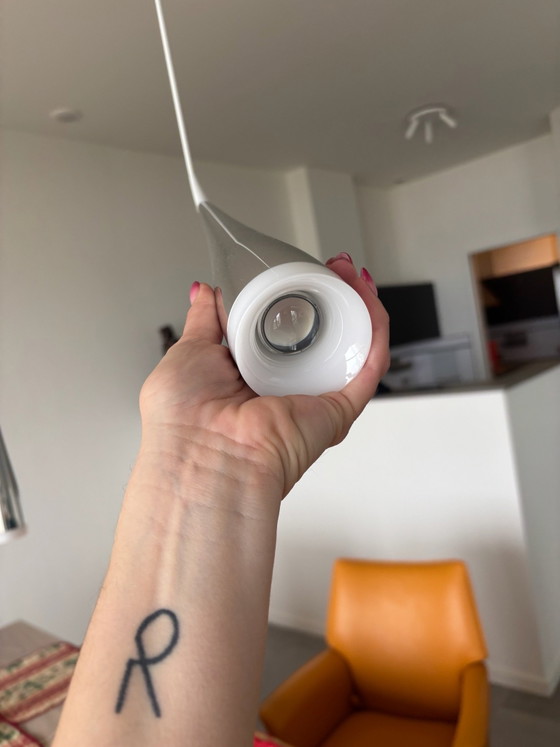 Pendelleuchten Grau Grand Nice 4x, Glas, Chrom, Silber (Foto 2 von 5)