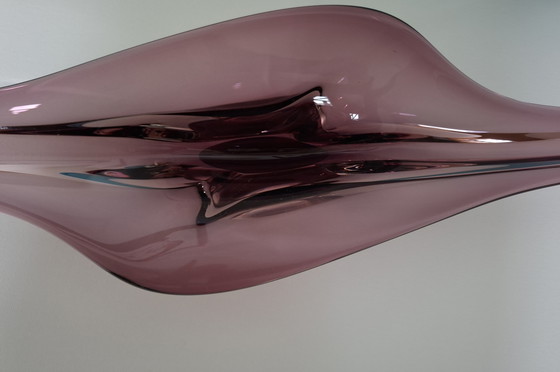 Image 1 of XL Murano Sommerso Gondola Bowl – 1960s
