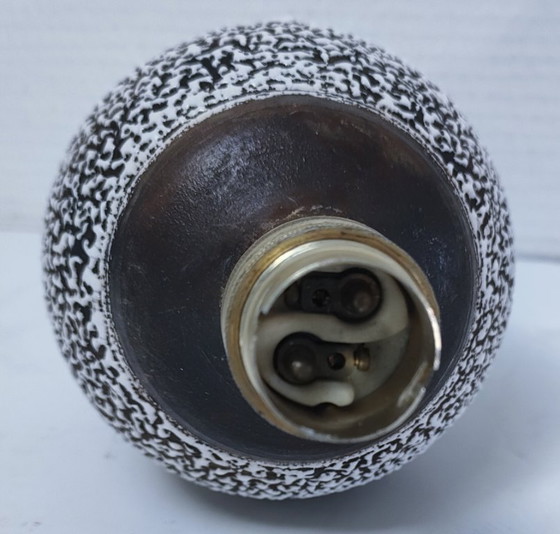 Image 1 of keramische lamp in de stijl van Louis Dage Jean Besnard, jaren 30