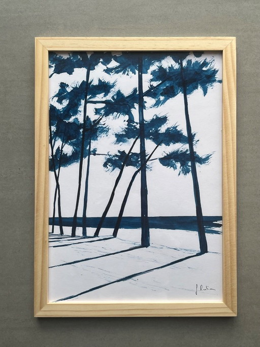 Inchiostro su carta bianca, 30x21cm