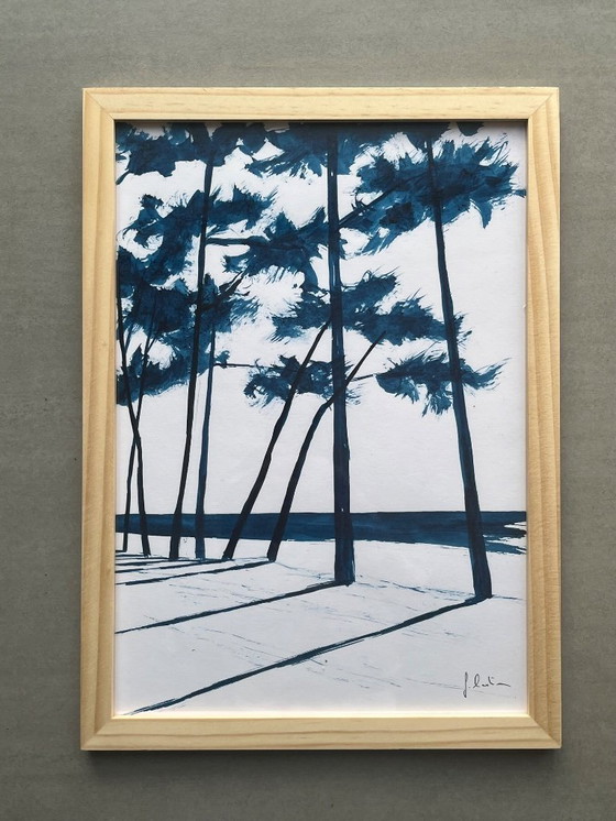 Image 1 of Inchiostro su carta bianca, 30x21cm