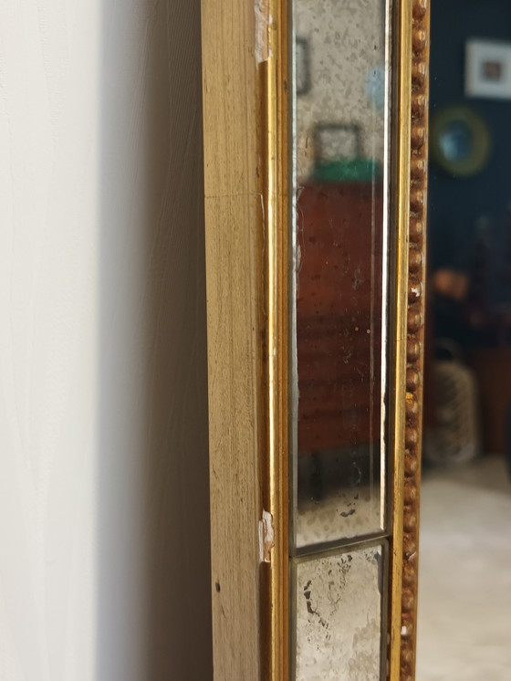 Image 1 of Large Antique French Parts Closes Mirror