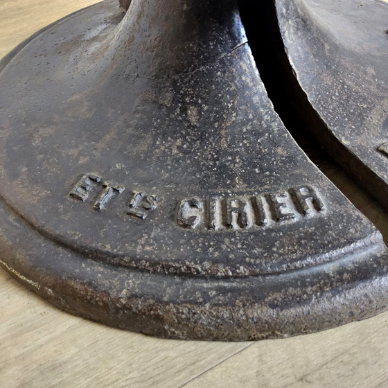 Image 1 of Machine à bouchonner les bouteilles Cirier Pavard Paris en fer forgé ancien / presse à bouchonner / presse à embouteiller