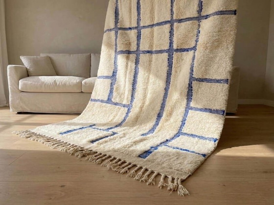 Alfombra bereber tradicional hecha a mano de 2/3 m – Aime Té, Wool (photo 6 of 7)