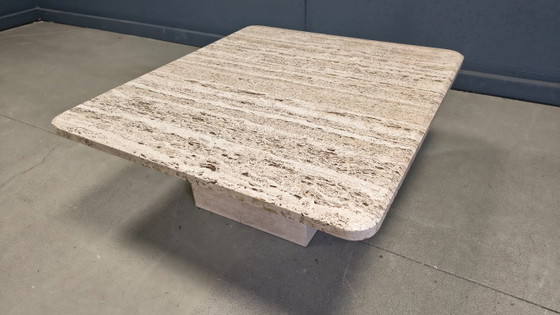 Image 1 of Vintage travertine coffee table, 1970s 