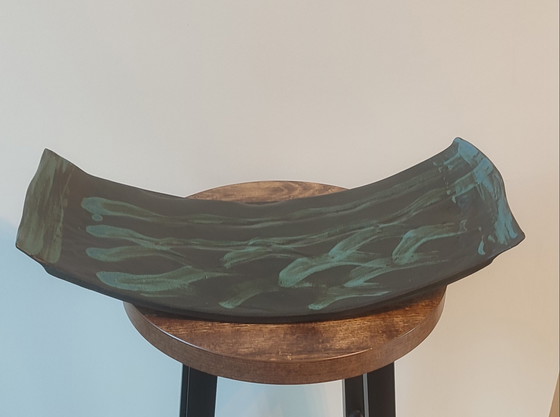 Image 1 of Grande ciotola in gres (firmata) proveniente da una manifattura francese, risalente agli anni '60-'70.