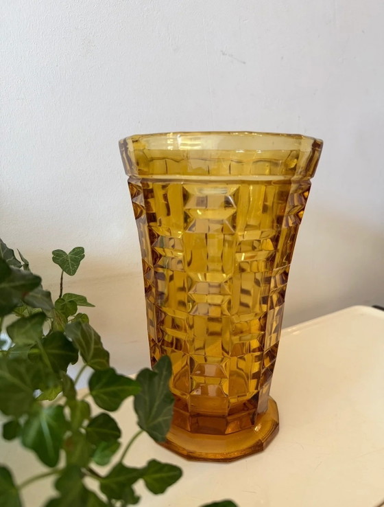 Vaso in vetro ambrato – Vasi, Glass, Geometrisch (photo 2 of 5)