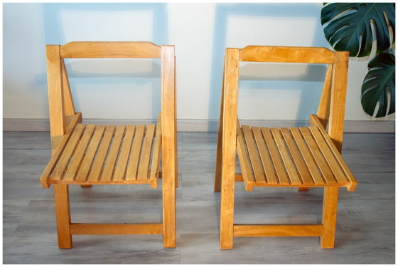Image 1 of Duo of folding chairs for Habitat 1970