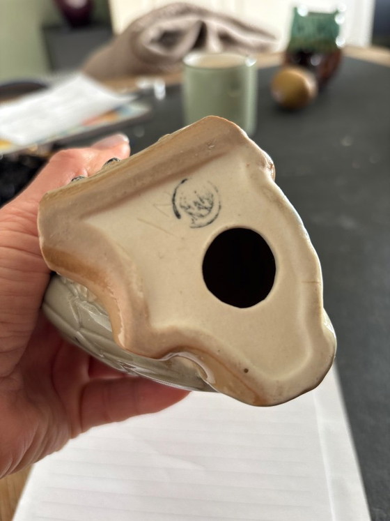 Image 1 of Vintage uil poselein jaren 60