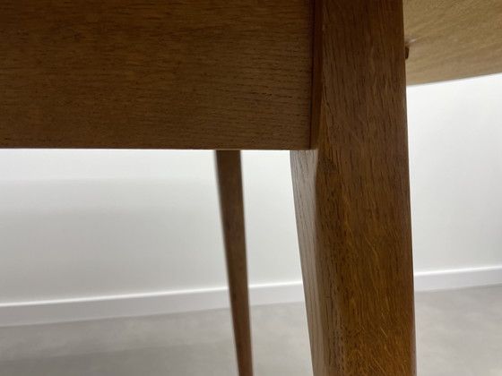 Image 1 of table à manger ronde extensible vintage