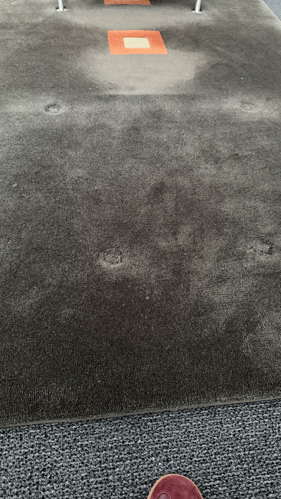 Image 1 of Wool carpet with stainless steel inlay