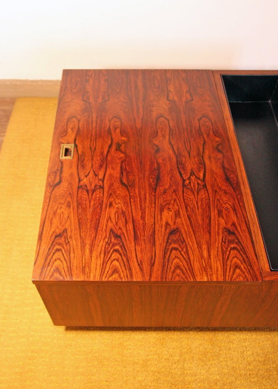 Image 1 of Vintage Scandinavische bar-/plantentafel van palissanderhout