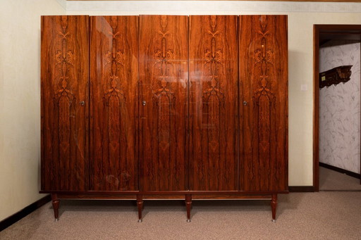 ast, Bed & Nachtkastjes, Vintage Mid-Century Slaapkamerset