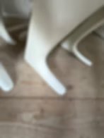 Sedie Kangourou bianche vintage di Ernst Moeckl – Chaise longue, Space Age (photo 27 of 28)