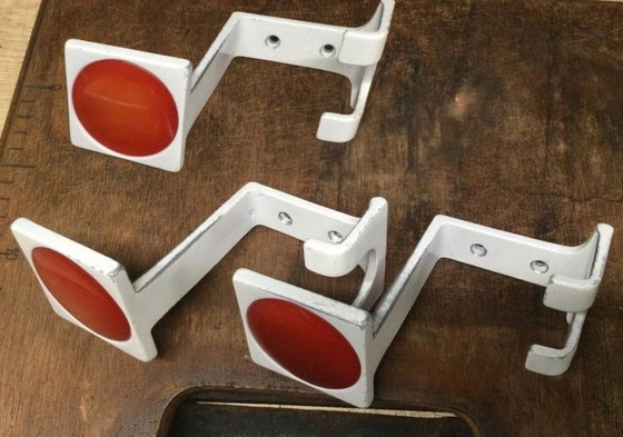 Image 1 of Vintage retro space age coat hooks