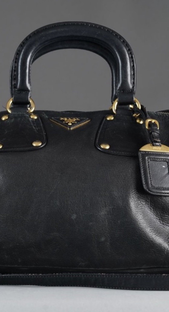 Prada Vitello Daino Ledertasche – Tote Taschen, Leather (photo 9 of 9)