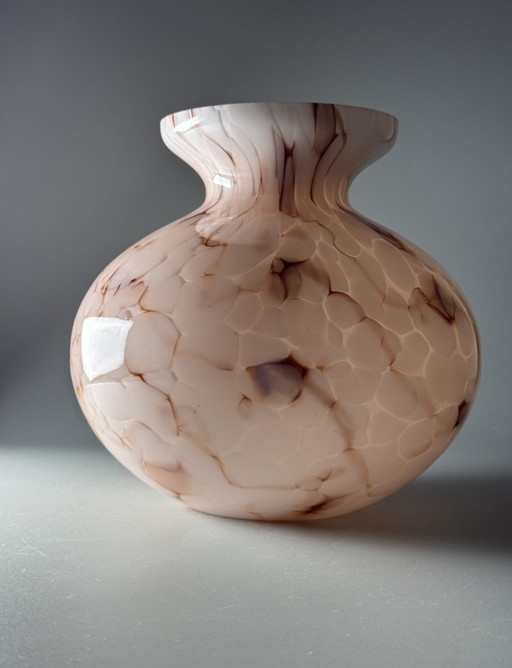 Scailmont Art Deco vaas van gevlekt glas, België, ca. jaren 1930 – vazen