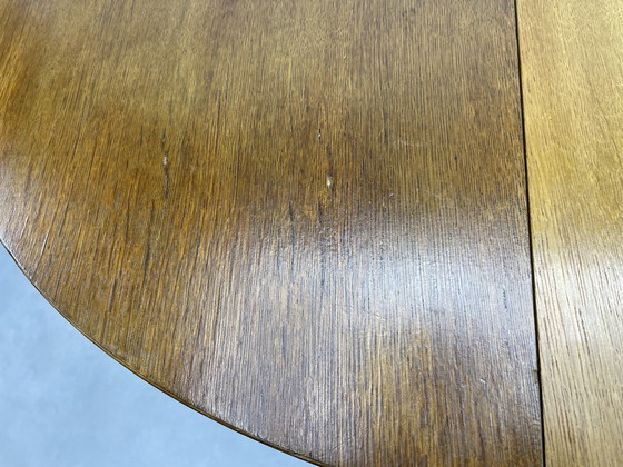 Image 1 of table à manger ronde extensible vintage