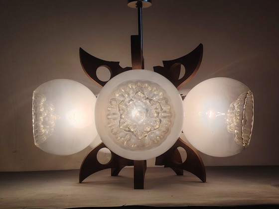 Image 1 of Space Age Sputnik Futurist Ceiling Light