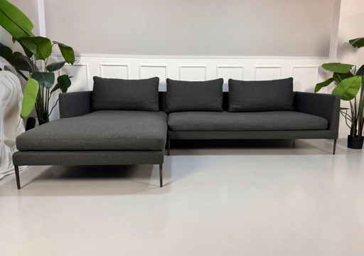 COR Pilotis Designer Sofa Grau Stoff