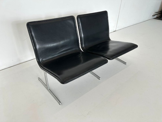 Image 1 of Fauteuil/canapé Dieter Rams 602 Sitbank en cuir Vitsoe Zapf