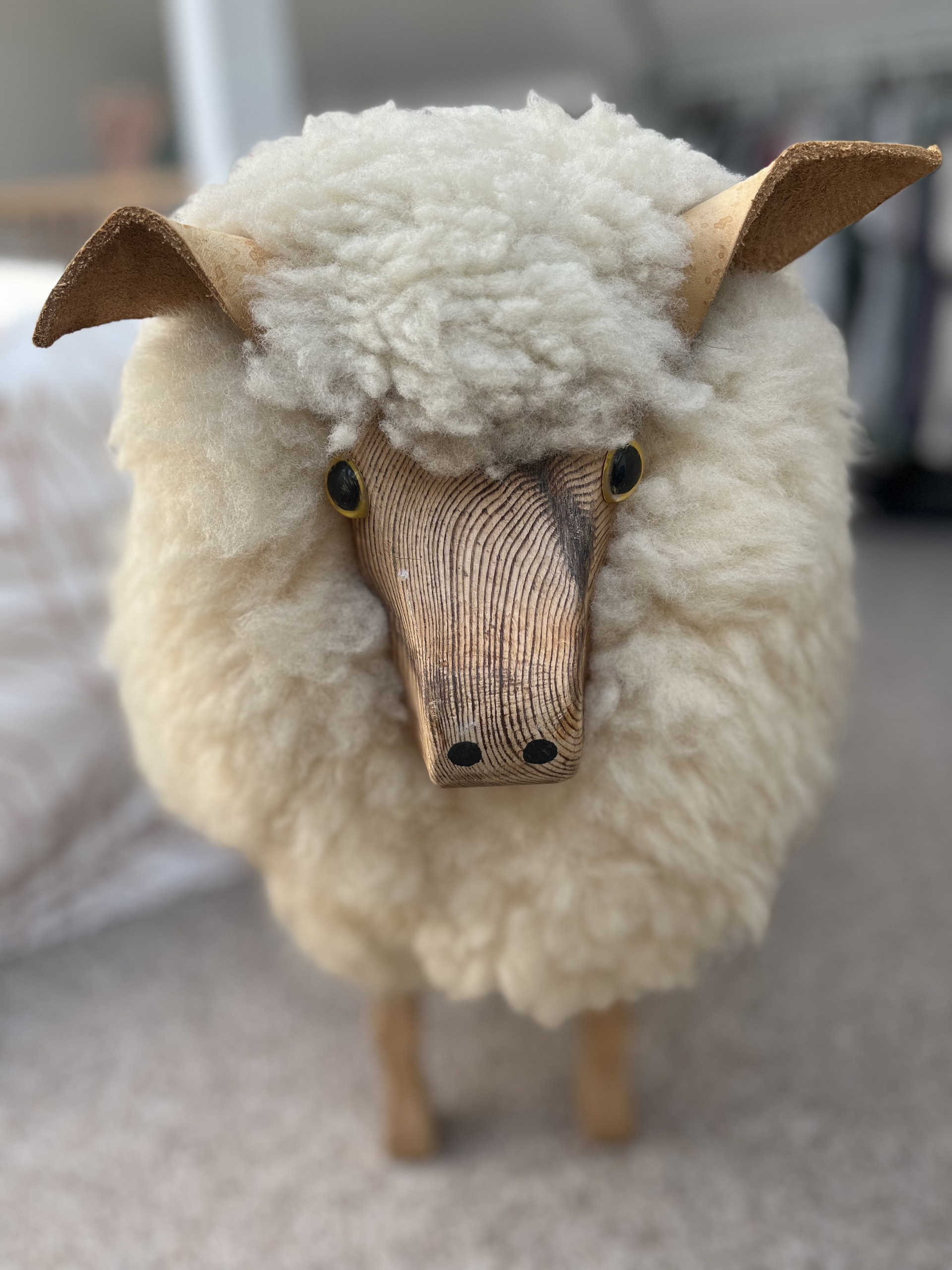 置物 Meier Germany sheep vintage Sheep Stool by Hans Peter Krafft 1980s Vintage Meier.germany - Etsy