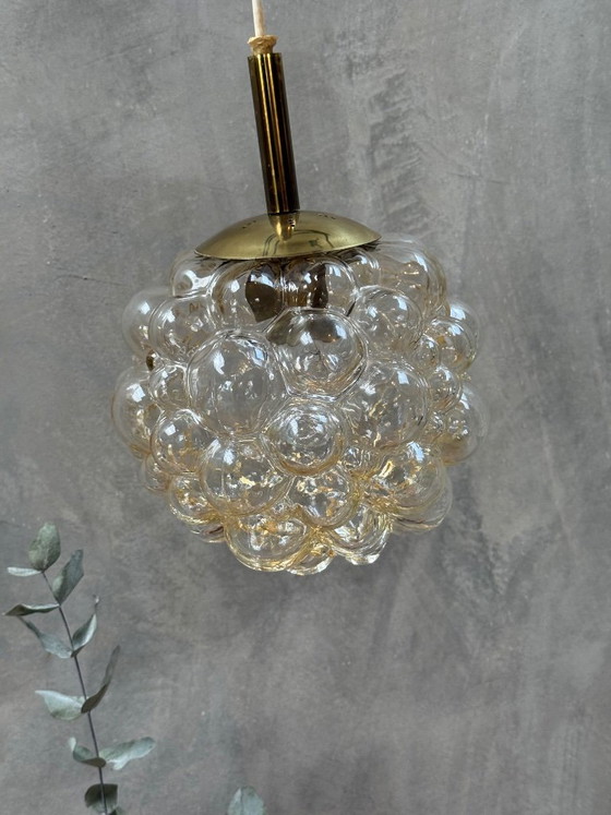 Vintage Design Lamp - Helena Tynell - Bubble Pendant Lamp – Copper, Glass (photo 2 of 10)