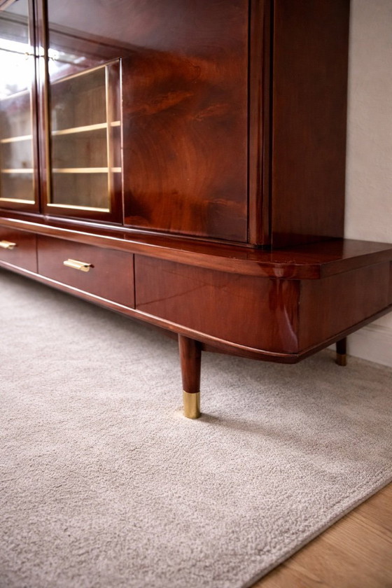 Image 1 of Vetrina espositiva vintage GSL Furniture Factory Serie II n. 97 – Credenza in stile Mid-Century Modern anni '60