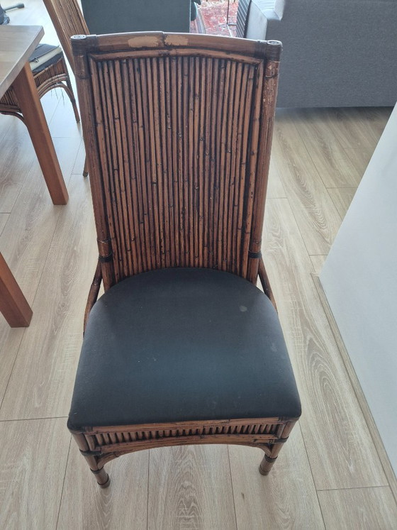 Image 1 of Vintage Bamboe Dining Chairs