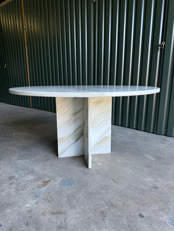 Image 1 of Tavolo da pranzo in marmo vintage