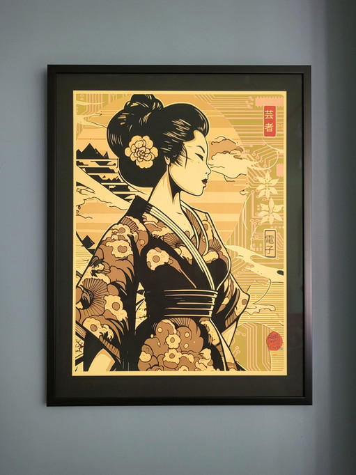 Tushikuni Giappone ombre "Electro Geisha D"