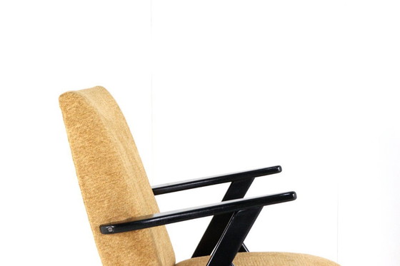 Image 1 of Fauteuil 'De Lier' Vintage Nieuw Gestoffeerd