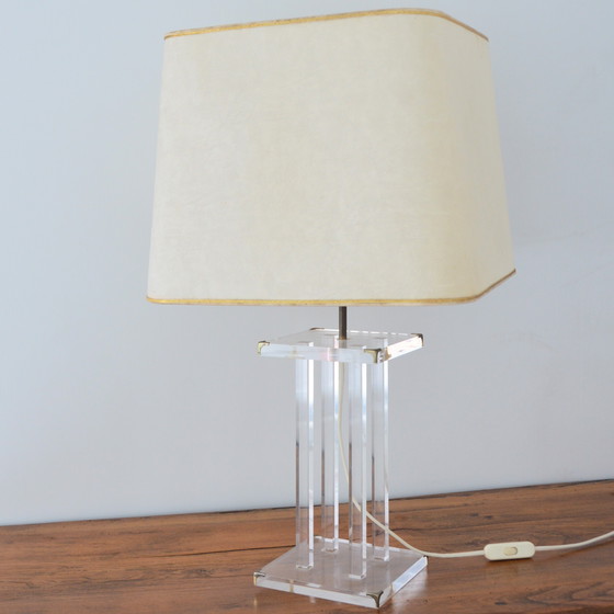 Image 1 of Cristal" table lamp David Lange Vintage 1970s