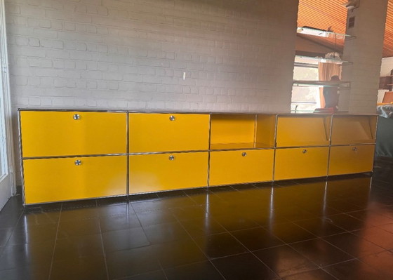 Modulaire USM Haller Plank/Étagère Basse – Opbergkast, Metal, Chrome (photo 3 of 8)