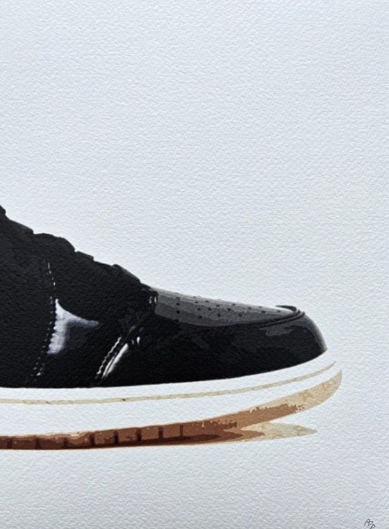 Image 1 of Death NYC - Nike noir et or - Édition limitée avec certificat,