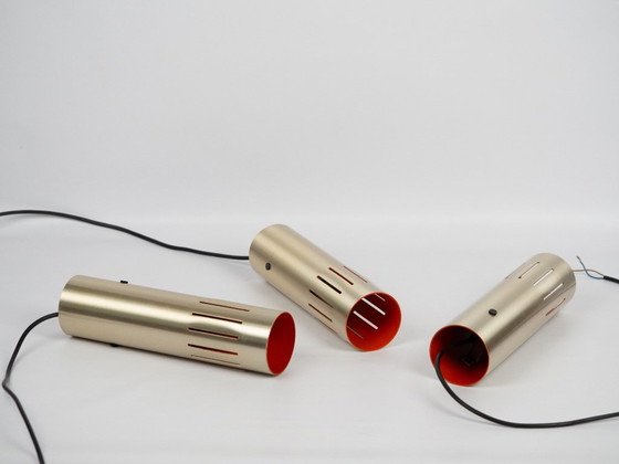 Image 1 of 3 lampade vintage danesi Trombone di Jo Hammerborg, Fog og Morup, anni '60