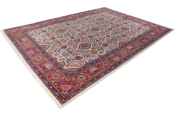 Image 1 of Persian carpet Yazd Sherkat 4.15 x 3.02 Oriental carpet fine No. 70